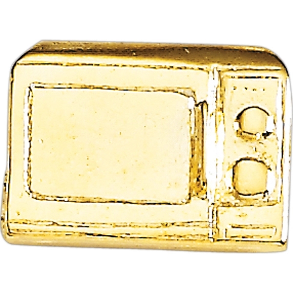 Microwave oven lapel pin with military clutch, up to 3/4".... from ASI 68760 Marken Industries / Marken