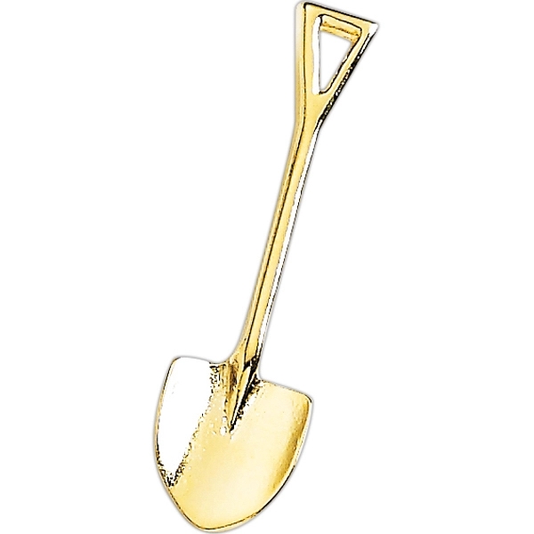 Shovel shape lapel pin with military clutch.... from ASI 68760 Marken Industries