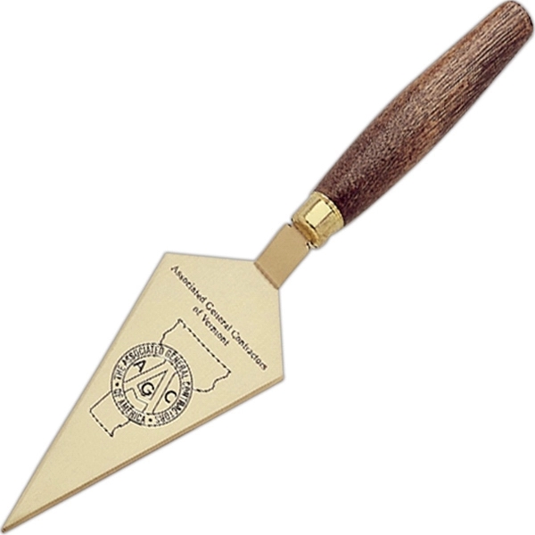 Brushed brass or Silver trowel letter opener, 7 1/2".... from ASI 68760 Marken Industries / Marken