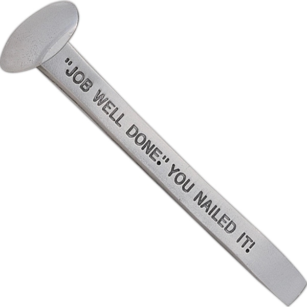 Customized modeled spike replica paperweight with antique pewter finish.... from ASI 68760 Marken Industries / Marken