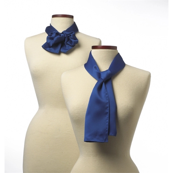 Royal blue silk scarf, 10" x 54", a perfect accent to... from ASI 98085 Wolfmark