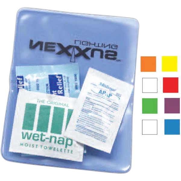 Pocket -sized vinyl hangover kit with medi-seltzer antacid, wet nap moist... from ASI 90859 Tempo Industries Inc / Tempoline