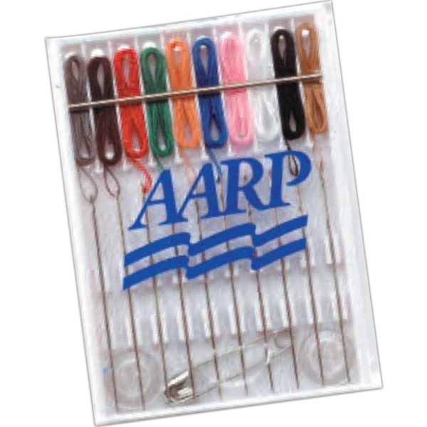 Sewing kit with 10 pre-threaded needles and 10 different thread colors.... from ASI 90859 Tempo Industries Inc / Tempoline