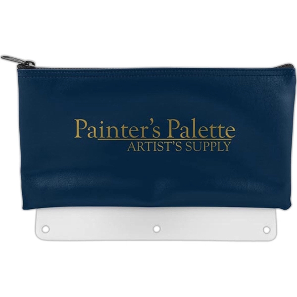 Pencil bag, expanded vinyl with plastic 3-ring notebook adapter.... from ASI 74710 Numo / NUMO