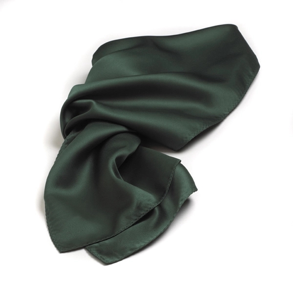 Hunter green ladies solid color scarf 30" x 30".... from ASI 98085 Wolfmark
