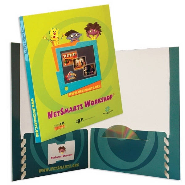 Full Color Printed Capacity Presentation Folder with Reinforced Edges and Two... from ASI 32050 Admore / Admore®