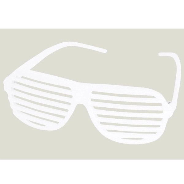 Fashionable slotted sunglasses - White... from ASI 45100 Chulani Promotional Products, Inc / Competitive Edge Innovations/Chulani