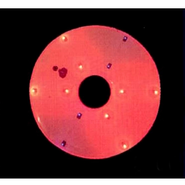 Custom donut shape flash lapel pin with flashing light.... from ASI 36988 Artek USA Inc / Artek™