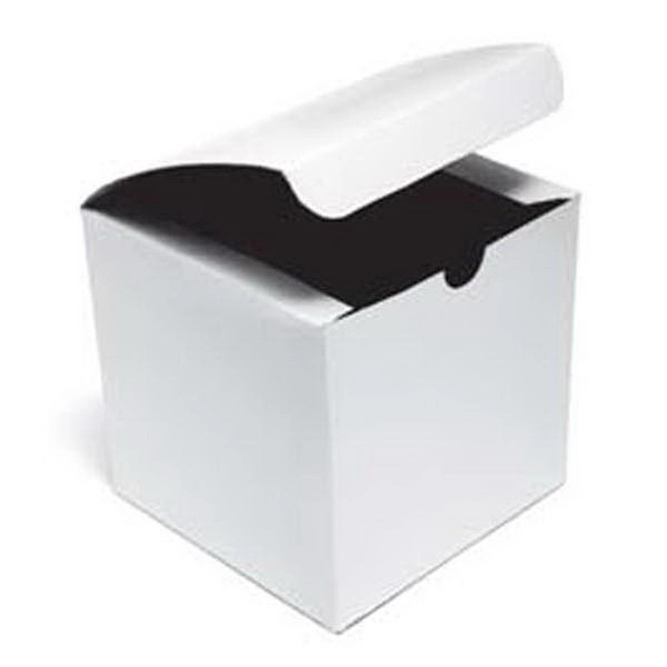 White one piece gift box with high gloss finish. 6" x... from ASI 92480 Uniflex / U F