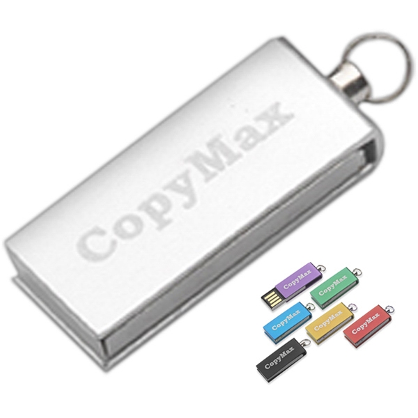 Micro USB drive offered in several bright metallic colors and several... from ASI 90859 Tempo Industries Inc / Tempoline