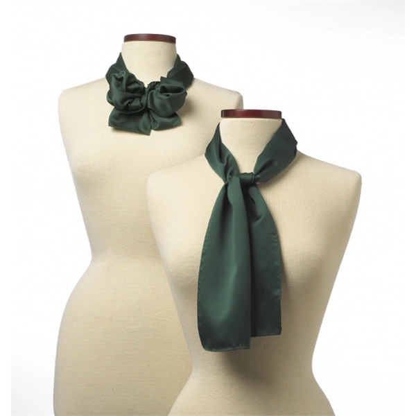 Hunter green silk scarf, 10" x 54", a perfect accent to... from ASI 98085 Wolfmark