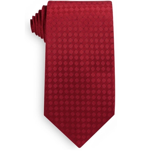 Red Beckett tone on tone polyester tie.... from ASI 98085 Wolfmark