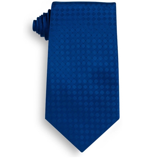 Royal blue Beckett tone on tone polyester tie.... from ASI 98085 Wolfmark