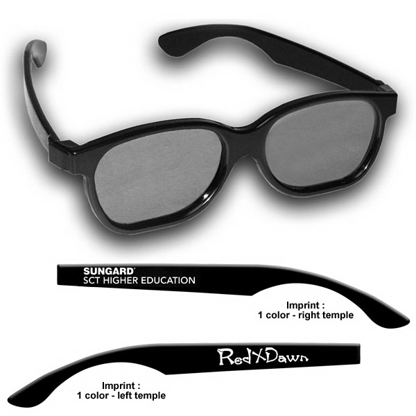 Custom Imprinted Circular Polarized 3D Glasses... from ASI 80485 Rainbow Symphony Inc / Rainbow Symphony