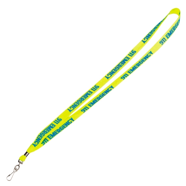 Standard length snap hook lanyard with attachment, 3/8" x 18".... from ASI 68707 Marathon Mfg & Supply Co.