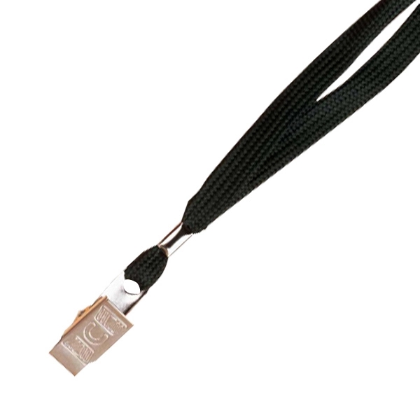 Cord lanyard with bulldog clip attachment, 18" length. Blank.... from ASI 68707 Marathon Mfg & Supply Co.