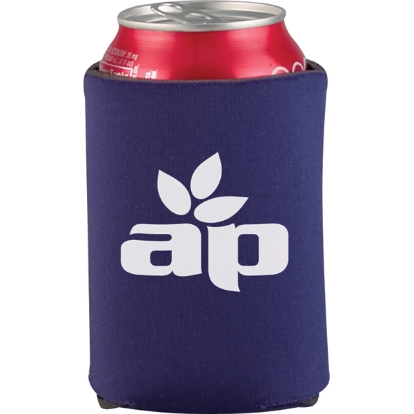 3.75" can cooler with an assortment of colors.... from ASI 57653 Gold Bond