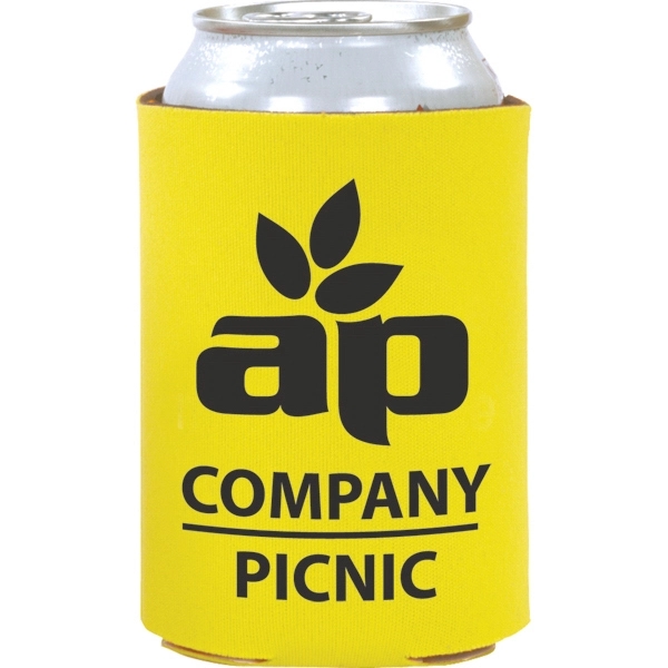 3.75" can cooler with an assortment of colors.... from ASI 57653 Gold Bond