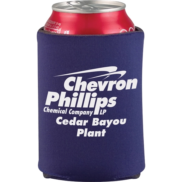 3.75" foam can and bottle cooler with collapsible design.... from ASI 57653 Gold Bond