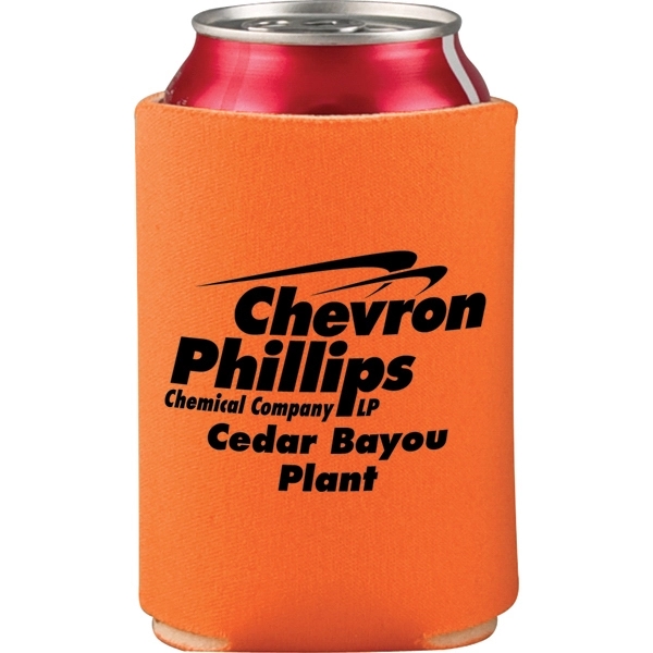 3.75" foam can and bottle cooler with collapsible design.... from ASI 57653 Gold Bond