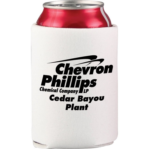 3.75" foam can and bottle cooler with collapsible design.... from ASI 57653 Gold Bond