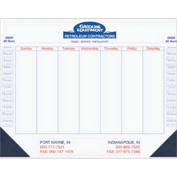 40 sheet full color non dated desk pad.... from ASI 50873 Drum-Line / Drum-line Inc