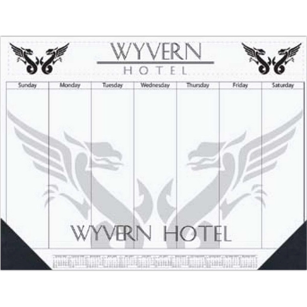 40 sheet full color non dated desk pad.... from ASI 50873 Drum-Line / Drum-line Inc