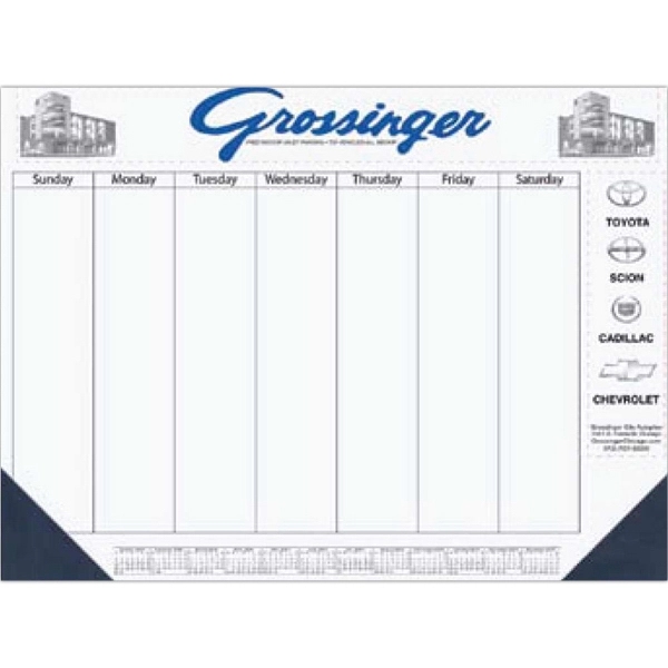 40 sheet full color non dated desk pad.... from ASI 50873 Drum-Line / Drum-line Inc