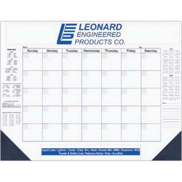 40 sheet full color non dated desk pad.... from ASI 50873 Drum-Line / Drum-line Inc