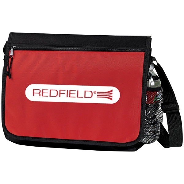 Laptop messenger bag, Doby nylon, with front pocket and padded laptop... from ASI 40515 BILD Enterprises LLC / Ben-Line