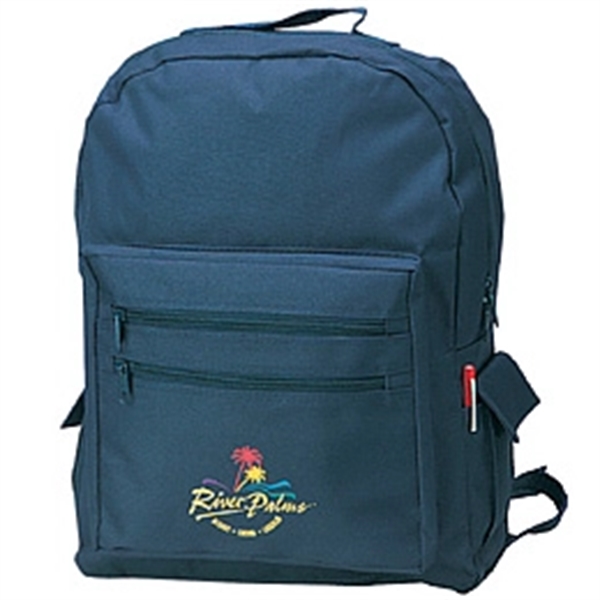 Junior backpack made of 600 denier polyester, with two zippered front... from ASI 37455 Atteff International Inc
