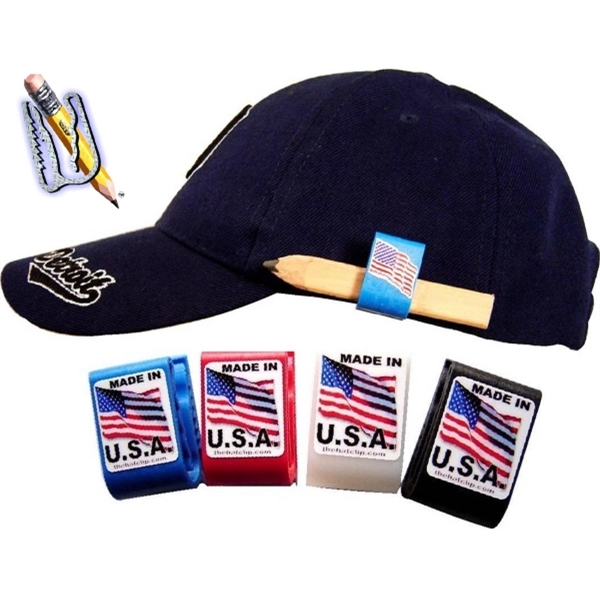 Hat clip / pencil holder with FULL COLOR/ FULL BLEED custom... from ASI 57853 Gotta Have Products / Gotta Have Products