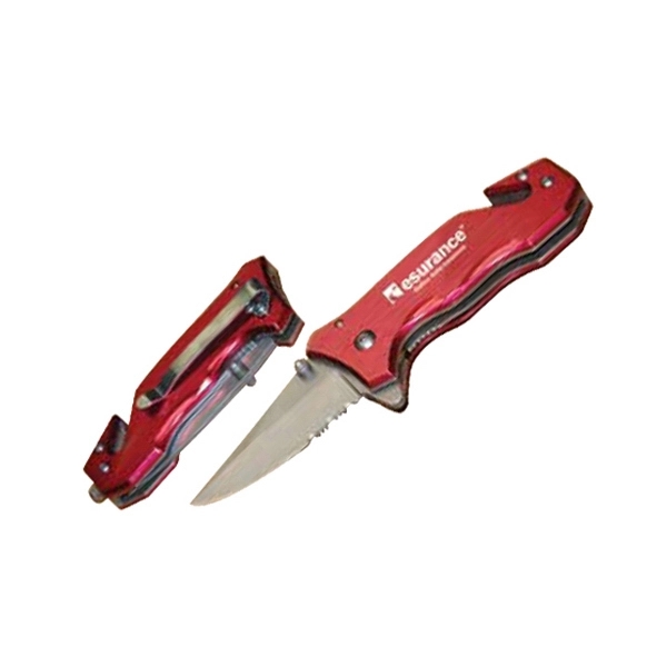 Rescue tool knife with a 2.5" blade.... from ASI 99030 Zipline / Zipline®