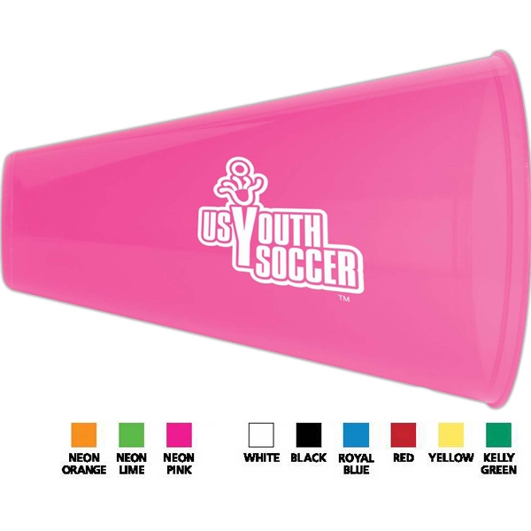Megaphone cheering accessory and snack holder.... from ASI 52840 Evans Manufacturing / Evans