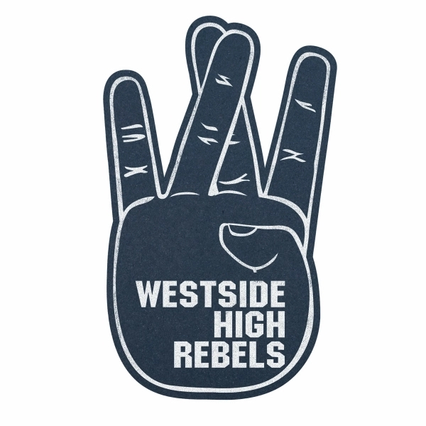 18" W Hand foam novelty.... from ASI 77280 Pepco Poms / Pepco Poms