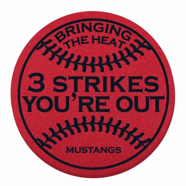 Foam 12" round baseball mitt.... from ASI 77280 Pepco Poms / Pepco Poms