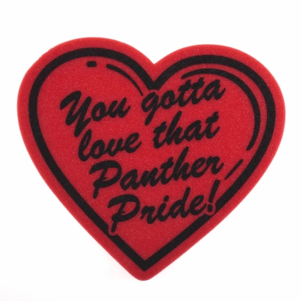 Foam 12" heart mitt.... from ASI 77280 Pepco Poms / Pepco Poms
