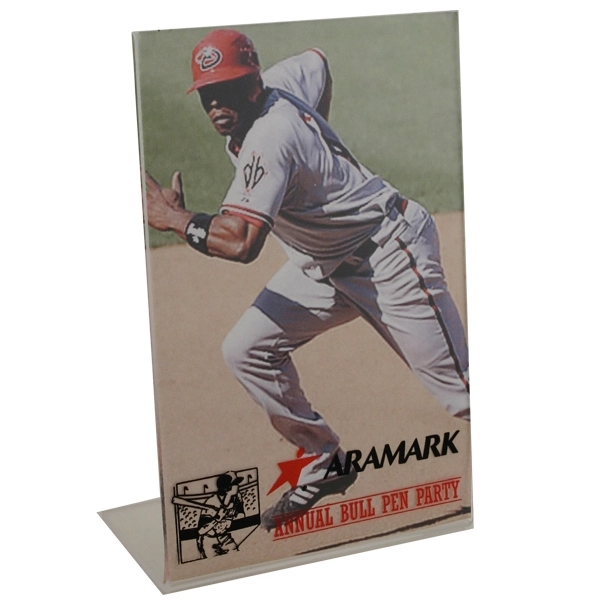 1 piece acrylic picture frame with easel bend.... from ASI 43270 Calconix Inc / Time Zone®