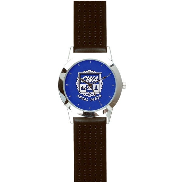 The classic look of the this watch is augmented with a... from ASI 43270 Calconix Inc / Time Zone®