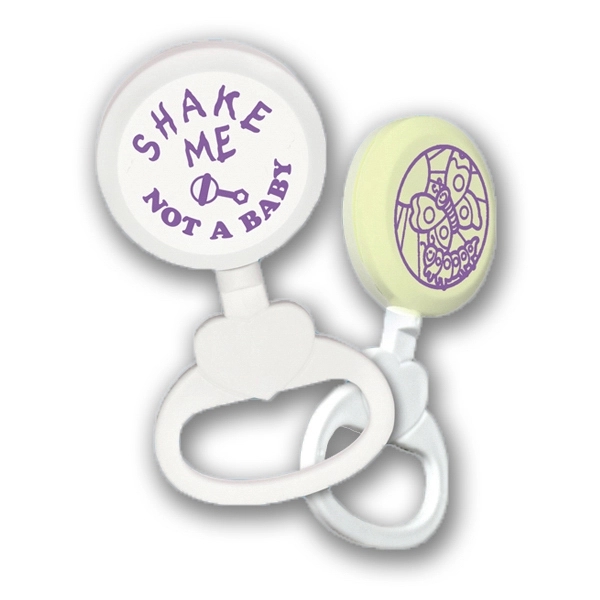 Baby rattle with soft, easy to grip heart shape handle. Ideal... from ASI 88310 Southeast Plastics / SE Line/SE Little Line