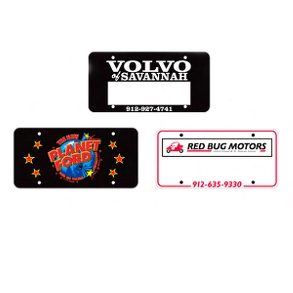 .024" PolyCard License Plates are primarily for use as temporary dealer... from ASI 37572 Autoplate / AutoPlate