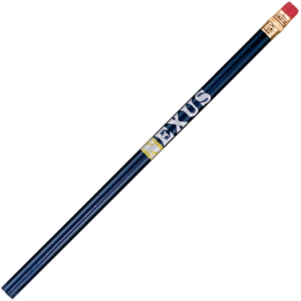 Wooden pencils with No. 2 graphite lead, gold tone ferrule and... from ASI 57653 Gold Bond