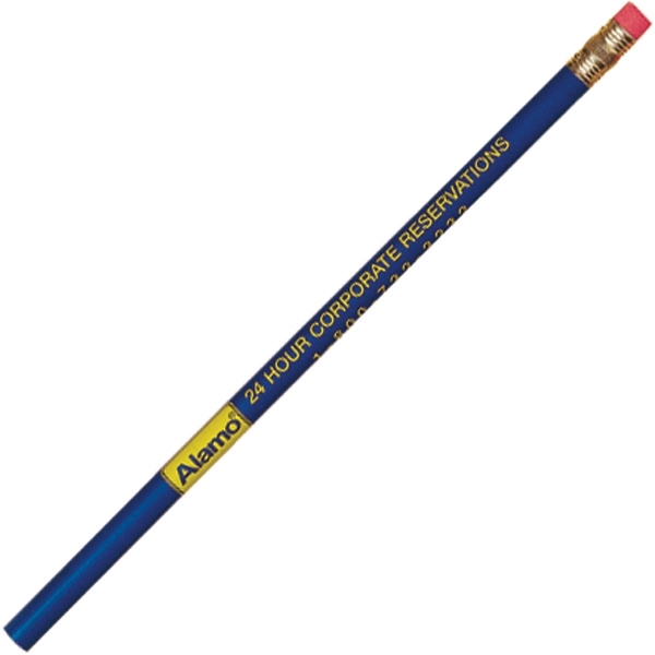 Wooden pencils with No. 2 graphite lead, gold tone ferrule and... from ASI 57653 Gold Bond
