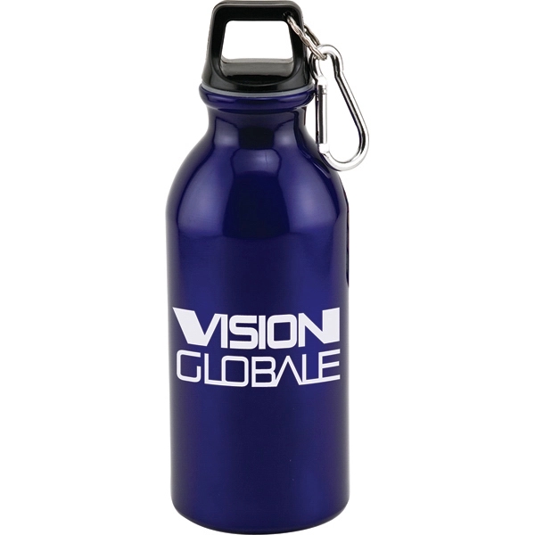 20-ounce bottle with a lid, handle, and carabiner clip.... from ASI 57653 Gold Bond