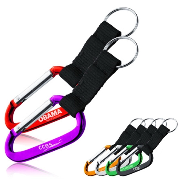 Carabiner & Strap Keychains.... from ASI 39552 BEL Promo