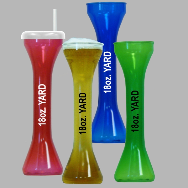 18 oz. unique yard  plastic drinkware. BPA Free. 100% Recyclable.... from ASI 93135 US Bev Plastics / USBEV Plastics