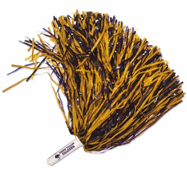 Pom with 4" plastic handle.... from ASI 77280 Pepco Poms / Pepco Poms
