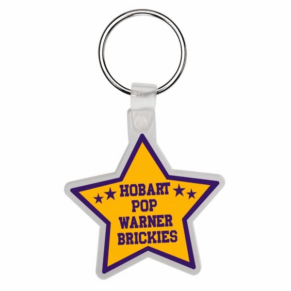 Soft plastic key tag.... from ASI 77280 Pepco Poms / Pepco Poms