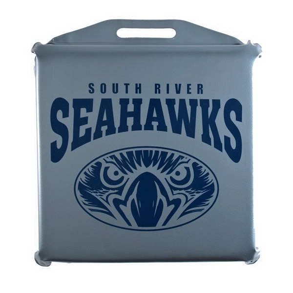 Thick, durable 10 mil. phthalate-free vinyl seat cushion with a built-in... from ASI 77280 Pepco Poms / Pepco Poms