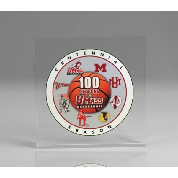 5" x 5" x 3/4" acrylic square-shaped award featuring 4-color process... from ASI 45430 Clear Image Inc / Clear Image